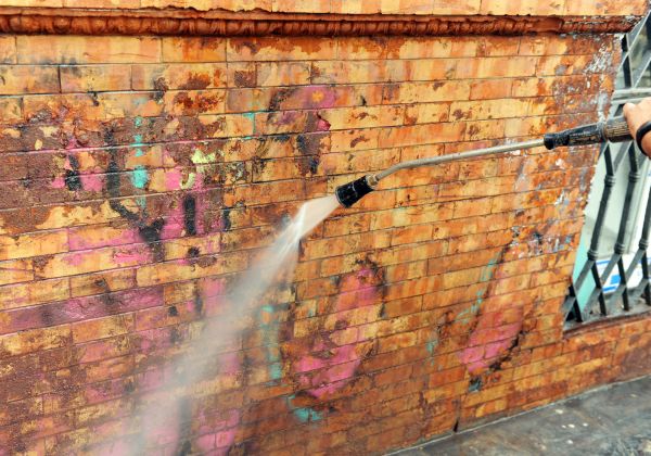 Cost of Brick Graffiti Cleaning in Simi Valley